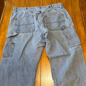 Blue Denim Carpenter Pants